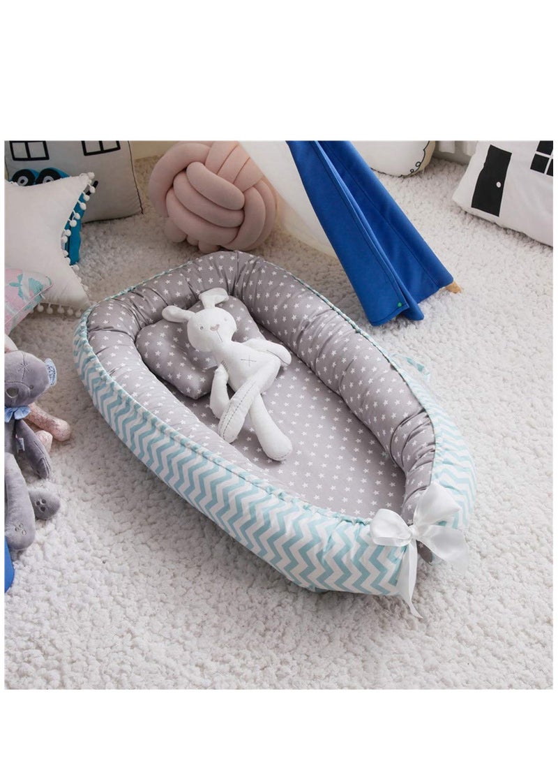 Baby Lounger Baby Nest for Sleeping Ultra Soft and Breathable Newborn Mattress for Crib Bassinet Baby Bionic Bed for Bedroom Perfect for Traveling and Napping  - Image 2