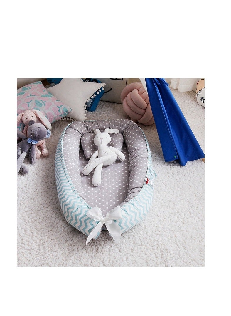 Baby Lounger Baby Nest for Sleeping Ultra Soft and Breathable Newborn Mattress for Crib Bassinet Baby Bionic Bed for Bedroom Perfect for Traveling and Napping  - Image 4