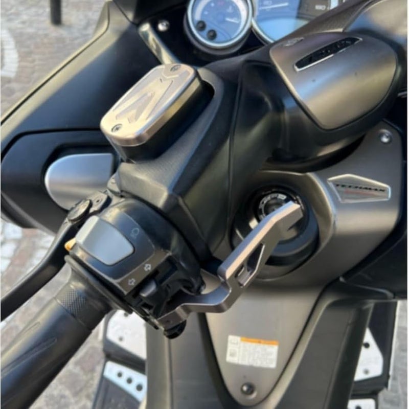 Red Motorcycle Handbrake And Parking Brake Lever For Yamaha TMAX 500 530 2008 2017 - Image 3