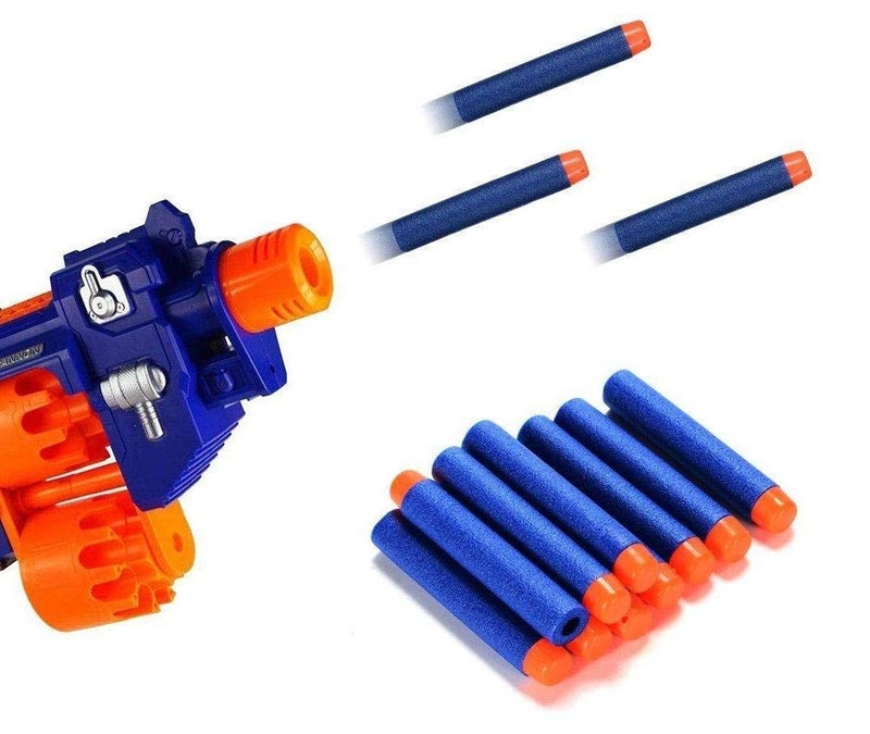 HATELLO Anvit Soft Foam Suction Bullets Darts for Toys Guns -Sticky Safe Bullets Compatible with Nerf N-Strike and Blaze Storm Blaster Guns ((Pack of 50 Bullets)) - Image 5