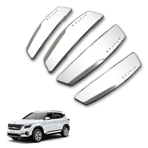 Autokaar Status Car Door Edge Guard Scratch Protector White Universal for Kia Seltos/Carens/Sonet/EV6 - Image 1
