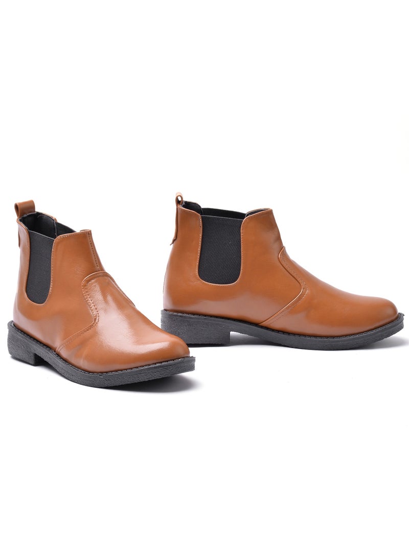 Run  Boots For Women Leather  -HAVAN  - Image 3