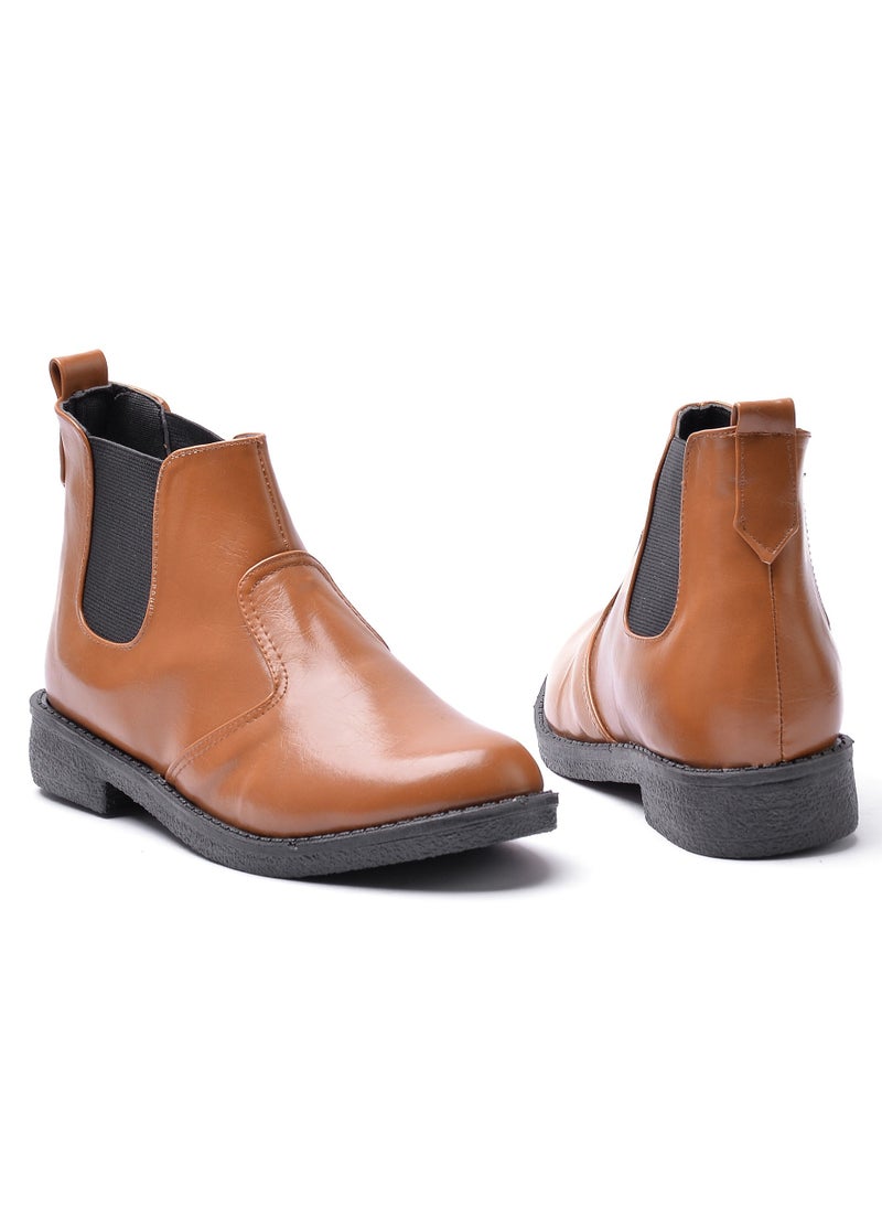 Run  Boots For Women Leather  -HAVAN  - Image 4