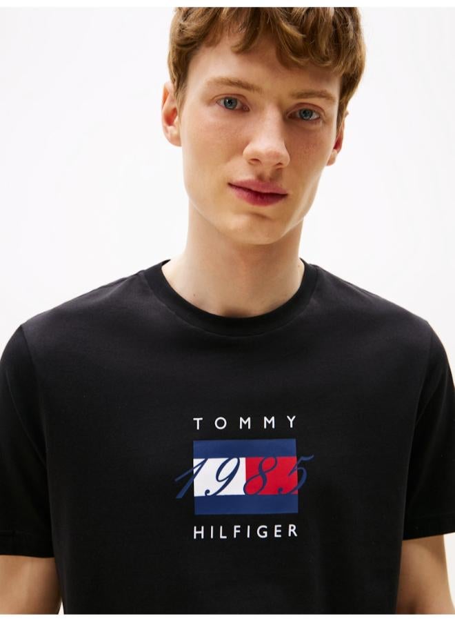 تومي هيلفيغر تيشيرت جيرسي برسومات علم - Image 3