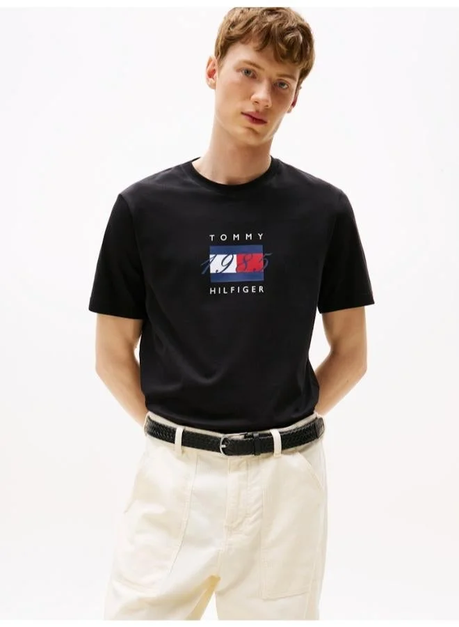 TOMMY HILFIGER Flag Graphic Jersey T-Shirt
