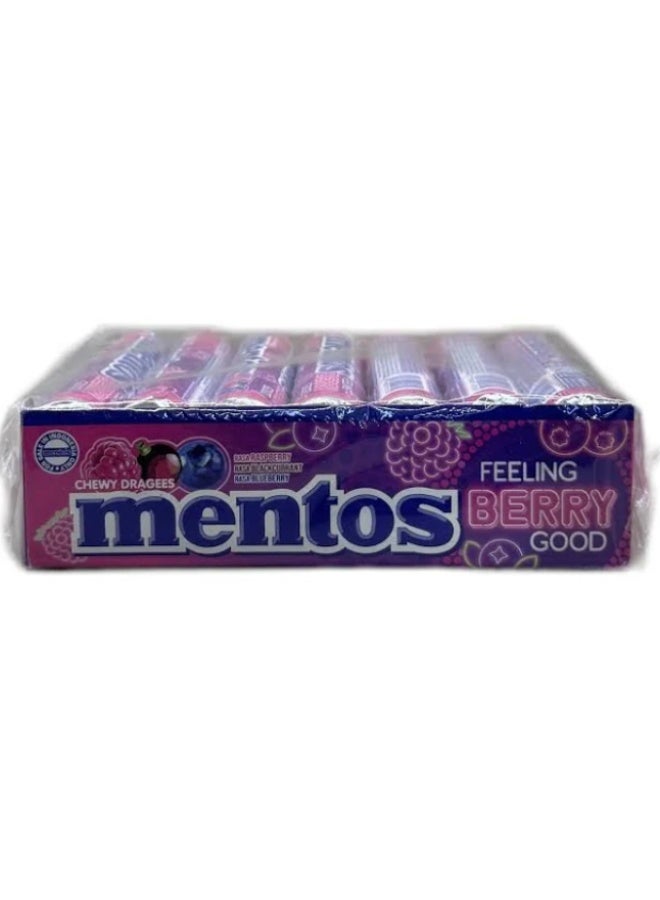 منتوس لفائف التوت، ٢٩ غرام، عبوة من ١٤ قطعة