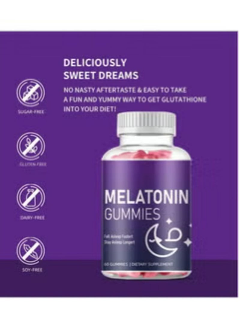 Natrolabs Melatonin Fast Dissolve – Natural Berry Sleep Aid, 60 Tablets, Quick-Acting, Vegetarian, Non-GMO & Gluten-Free  - Image 2