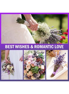 Timoo Dried Lavender Bundles 100  Natural Dried   Lavender   Flowers For Home Decoration  Photo Props  Home Fragrance  4 Bundles Pack  - Image 4