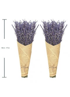 Timoo Dried Lavender Bundles 100  Natural Dried   Lavender   Flowers For Home Decoration  Photo Props  Home Fragrance  4 Bundles Pack  - Image 5