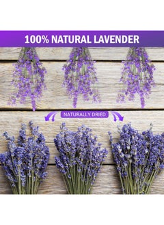 Timoo Dried Lavender Bundles 100  Natural Dried   Lavender   Flowers For Home Decoration  Photo Props  Home Fragrance  4 Bundles Pack  - Image 2