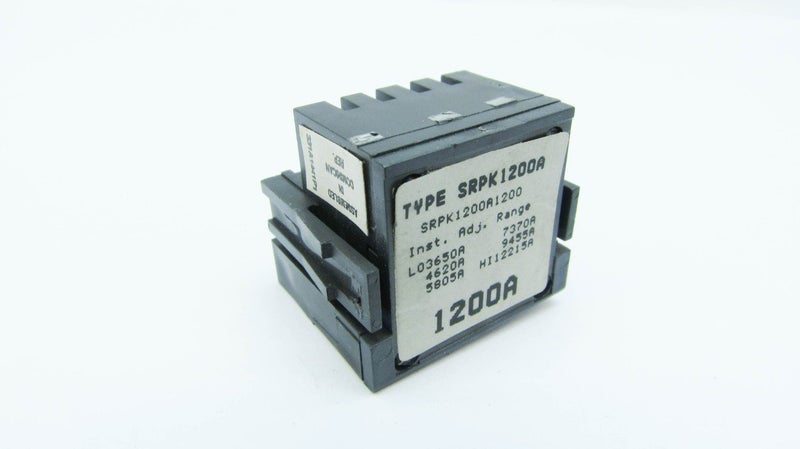General Electric GESRPK1200A1200 GE SRPK1200A1200 1200A Rating Plug Black