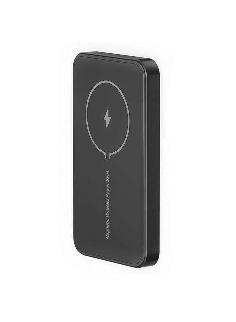 بروتيكت باور بانك مغناطيسي MagSafe بسعة 5000mAh | شاحن لاسلكي محمول متوافق مع الآيفون | مدخلين USB-C و Micro-USB بقدرة 20 واط | تصميم خفيف ومضغوط مع شحن ذكي | مزوّد بكابل USB-C إلى USB-C - Image 2