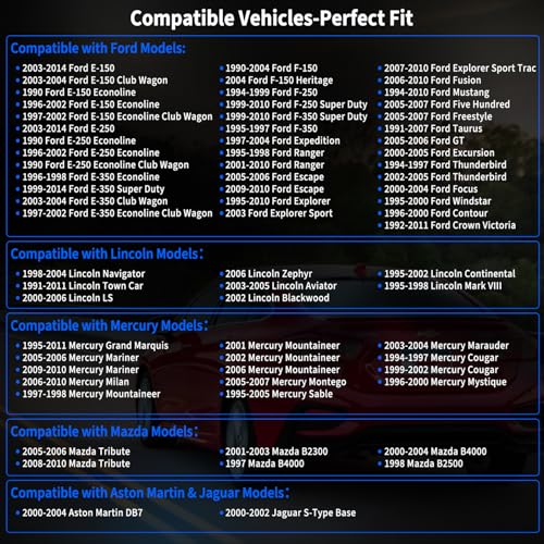 FRONEZER 4PCS Oxygen Sensor Upstream Downstream O2 Sensor Compatible with Ford F150 F250 Ranger Expedition Explorer Escape, Mazda Tribute, Lincoln & More Replace# 15716,15717,15718, 15719,ZZC318861 - Image 2