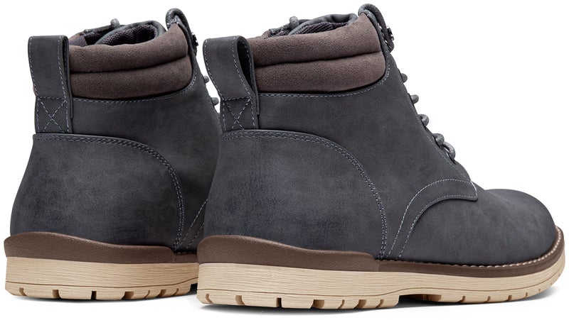 Vostey Men's Hiking Boots Waterproof Casual Chukka Boots for Men(BMY670B Grey 10.5) - Image 3