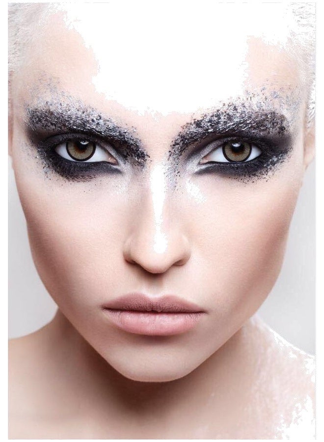 أنستازيا انستاتك قولد عدسات لاصقة للاستخدام لمدة 9 اشهر، عبوة مكونة من قطعتين، عدسات لاصقة ملونة، عدسات لاصقة تجميلية، عدسات لاصقة بنية - Image 1