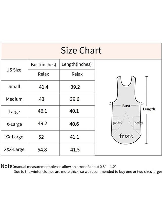 Larmliss Women's Pinafore Square Apron Baking Cooking Gardening Works Cross Back Cotton/Linen Blend Dress with 2 Pockets Gray - Image 2