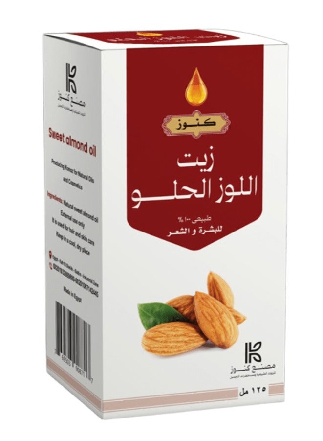 زيت اللوز الحلو للشعر والبشرة 125 مل
