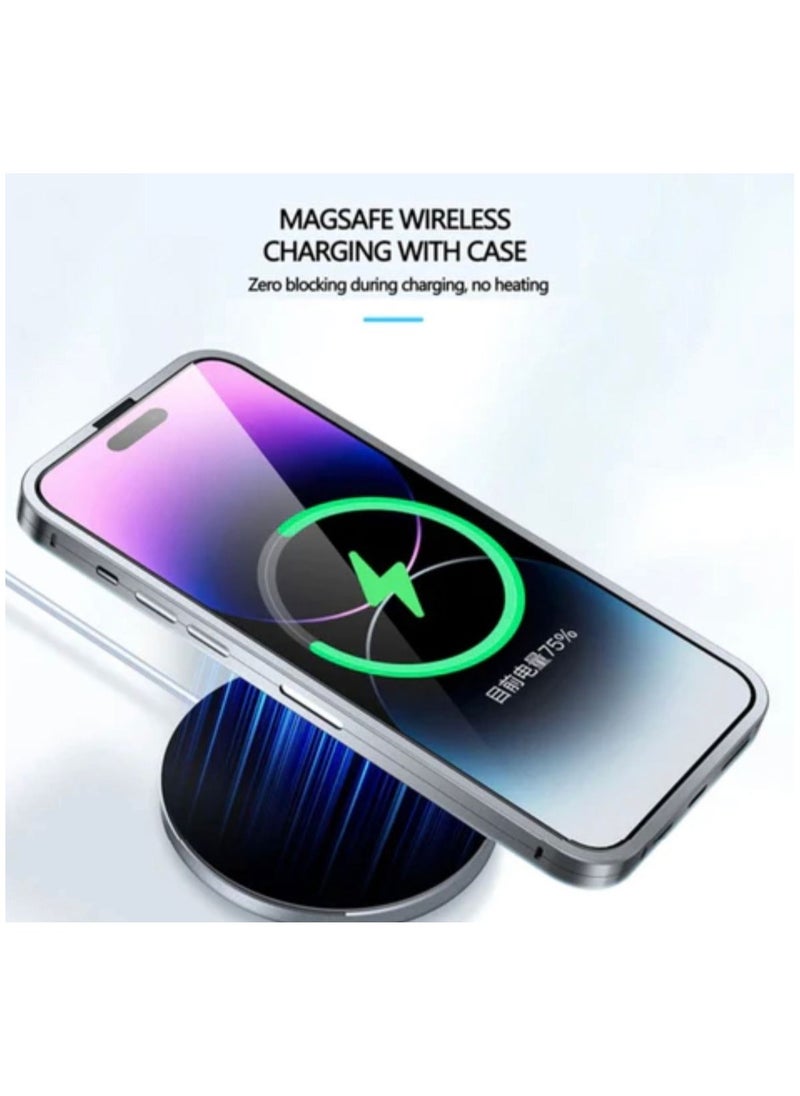 12 Pro Max 360 Degree Ultra Thin Full Shell Titanium Alloy Metal Full Coverage Case  - Image 4
