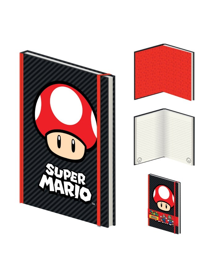 SUPER MARIO (MUSHROOM) A5 PREMIUM NOTEBOOK