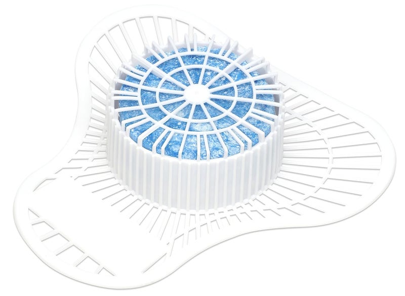 BIG D 691 Extra Duty Urinal Screen with Non-Para Block, Clean Breeze Fragrance, 2000 Flushes (Pack of 12) - Ideal for restrooms in offices, schools, restaurants, hotels, stores - Image 1