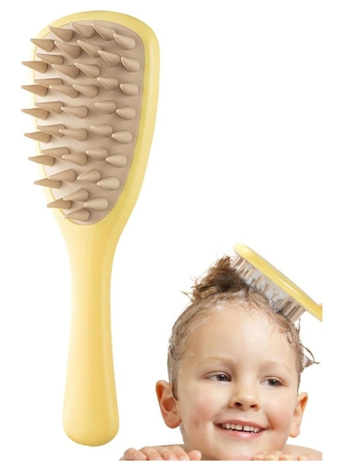 Generic - Soft Silicone Bristles Anti Dandruff Scalp Exfoliator Brush for Wet and Dry Hair (Random Color) - Image 1