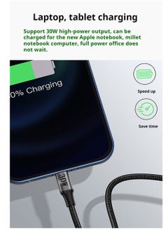 M-PARD M-PARD USB C to lightning data cable 4-foot 1.2M phone charging cable - Lightning cable compatible with iPhone 14/14 Pro/14 Pro Max, iPhone 13/12/11/X/XR/XS/8 series, iPad 9, AirPods Pro, etc  - Image 3
