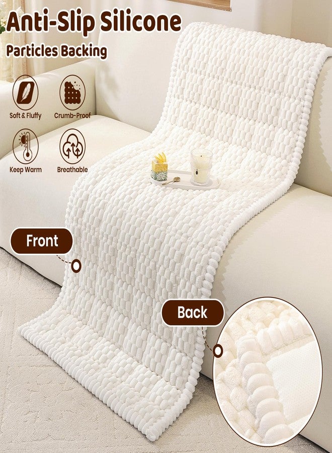 Royhom Couch Cover for Dogs Washable, Fuzzy Pet Couch Covers for 2 Cushion Sofa, Thick Soft Couch Protector Pet Friendly, Dog Mat for Couches and Sofas (White, 27.6 x 47.2 Inch) - Image 5