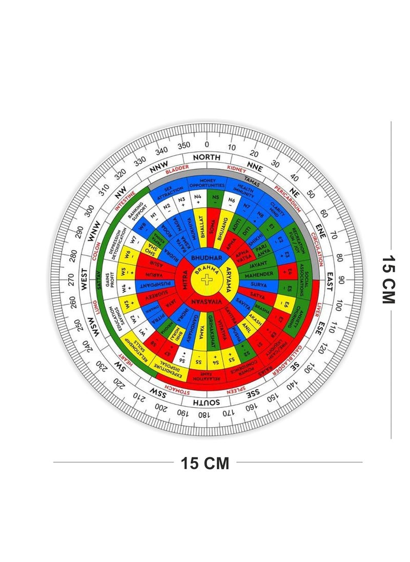 HOME GENIE Home Genie Vastu Shastra Compass Feng Shui Energy Direction Tool for Home Office Accurate Vastu Compass with 360Degree Guidance  - Image 2