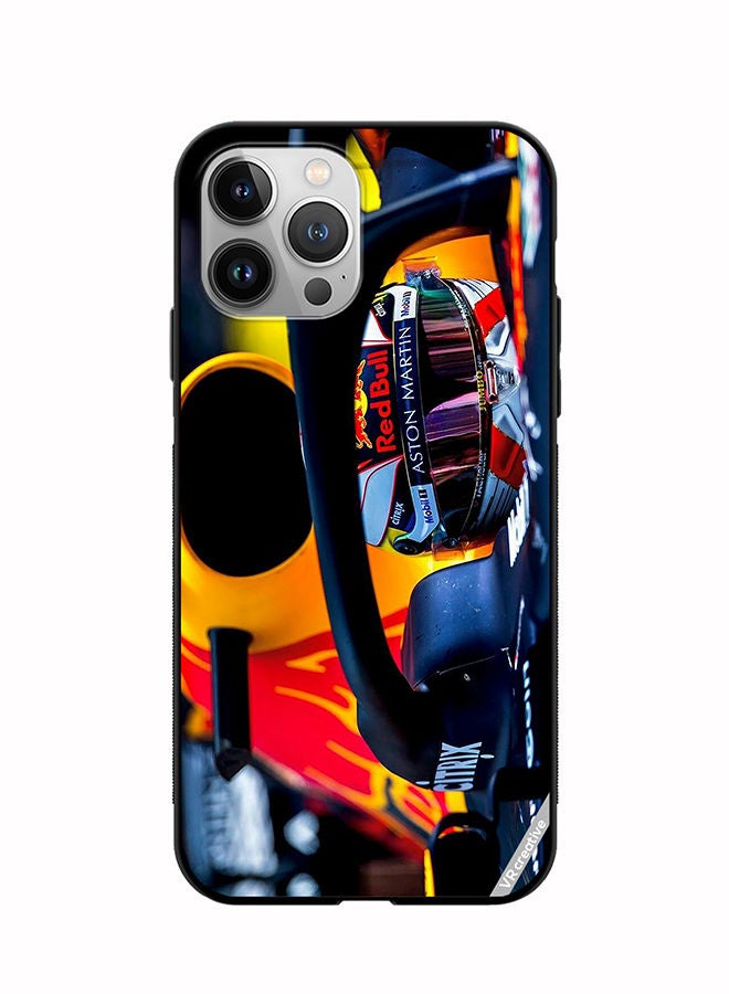 VR CREATIVE غطاء حماية واقٍ لهاتف أبل آيفون 12 برو ماكس بتصميم ريد بول متعدد الألوان - Image 1