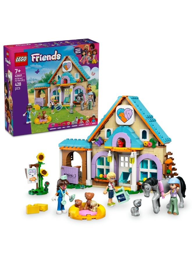 LEGO Lego Friends Horse And Pet Vet Clinic 42651 (428) Pieces  - Image 1