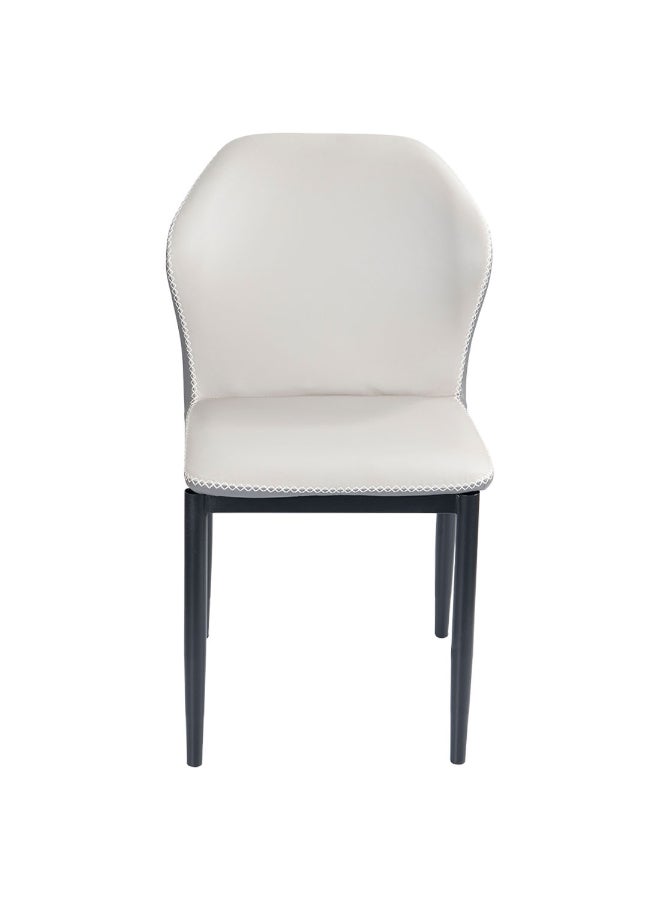 BEST ONE 1Pc Dining Table+6Pcs Chair; Table Top: Rock Board, Carbon Steel Leg; Chair: Pu Seat，Carbon Steel Leg - Image 5