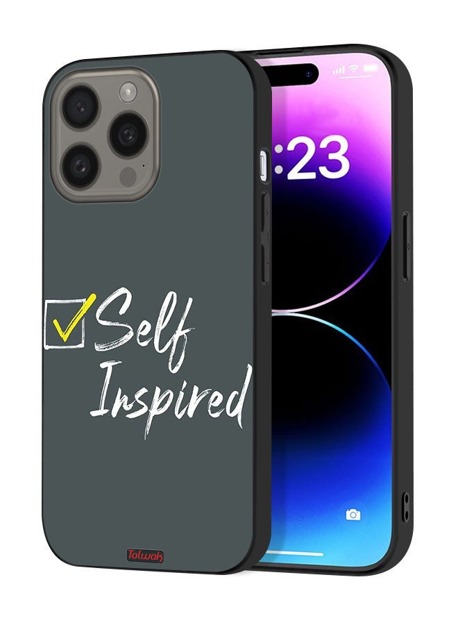 Tolwak Apple iPhone 15 Pro Protective Case Cover Self Inspired - Image 1