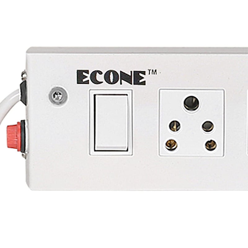 ECONE ECONE Multi Socket 4 Plug 4 Switch 6A 10A Extension Board Power Strip Extension Cord 44 Meter Long Length Cable Cord Compatible with Charger Computer Pc Laptop Appliances1 Year Warranty  - Image 4