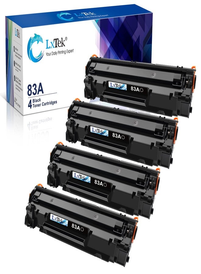LxTek Compatible Toner Cartridge Replacement for HP 83A CF283A Black Toner - Image 1