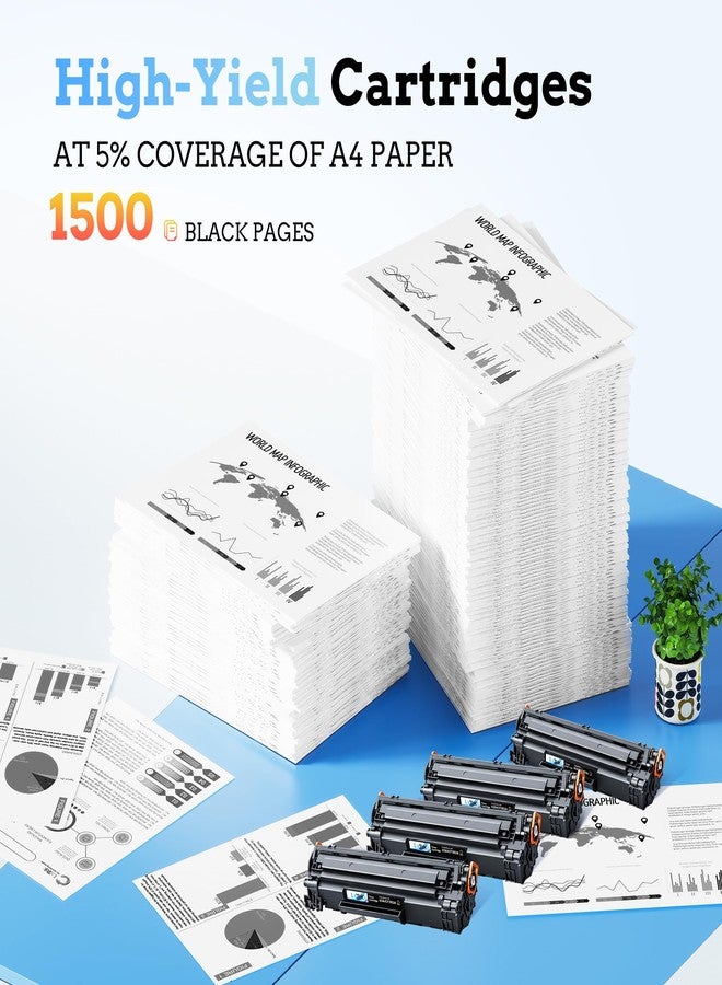 LxTek Compatible Toner Cartridge Replacement for HP 83A CF283A Black Toner - Image 3
