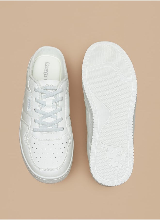 Kappa - Women's Textured Slip-On Sports Shoes with Lace-Up Closure - Image 1