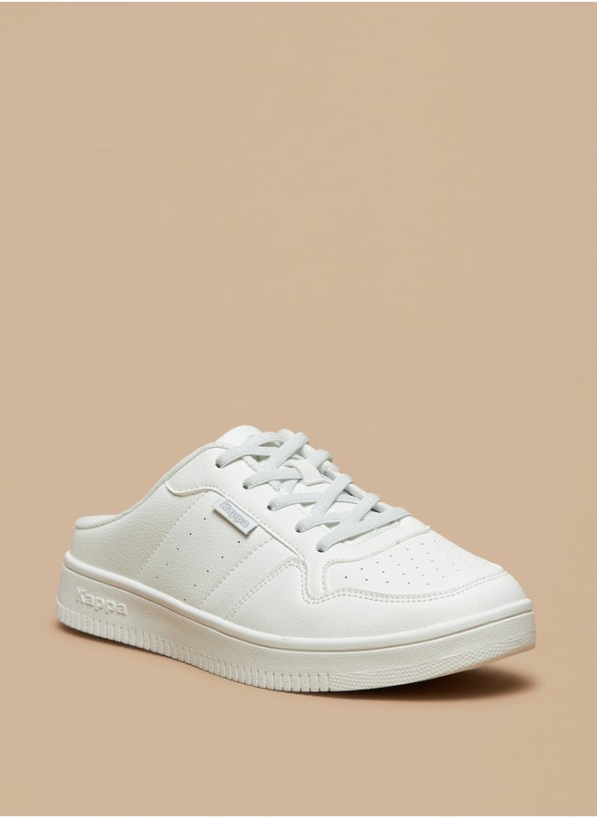 Kappa - Women's Textured Slip-On Sports Shoes with Lace-Up Closure - Image 1