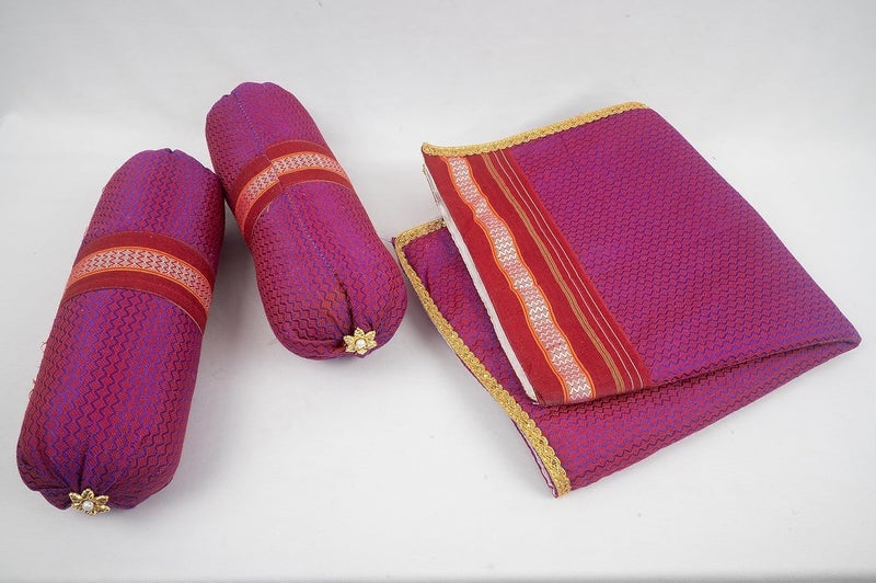 PUNYATVA Aasan and Load Combo for Ganpati PujaChowki Aasana for PoojaAasan for Varlakshmi Devi Margshirsha Durga Maa Lakshmi IdolGauri Ganpati Festival Decoration AccessoriesJewellery - Image 2