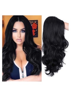 Black Medium Loose Wavy