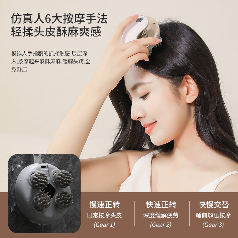 Cross-Border Head Massager - Relaxing, Dry/Wet Use, Multi-Part Massage - Image 4