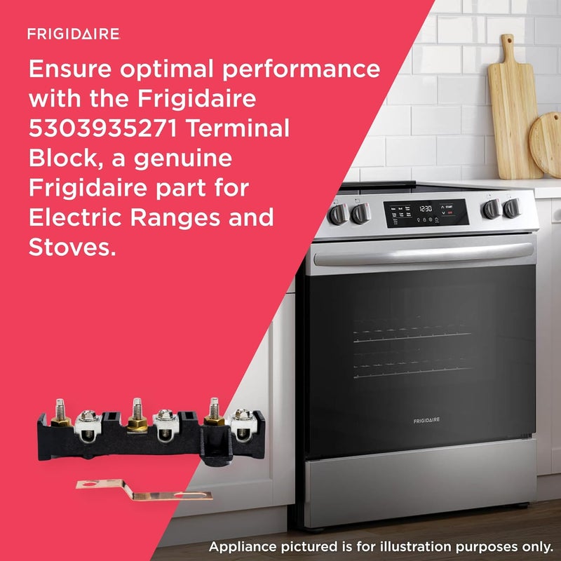 Frigidaire 5303935271 Terminal Block for Electric Ranges and Stoves Black - Image 4