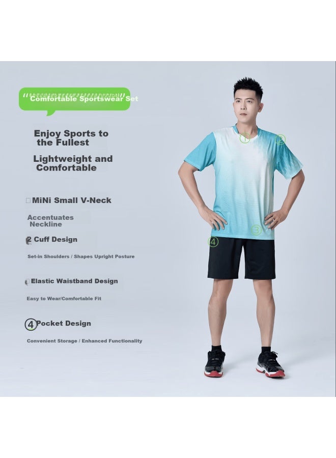 FANDIMU Vandimu Badminton Apparel Set Uni Spring Summer High Elastic Breathable Quick-dry Sports Fitness Running Track Training Tennis Skirt - Image 1