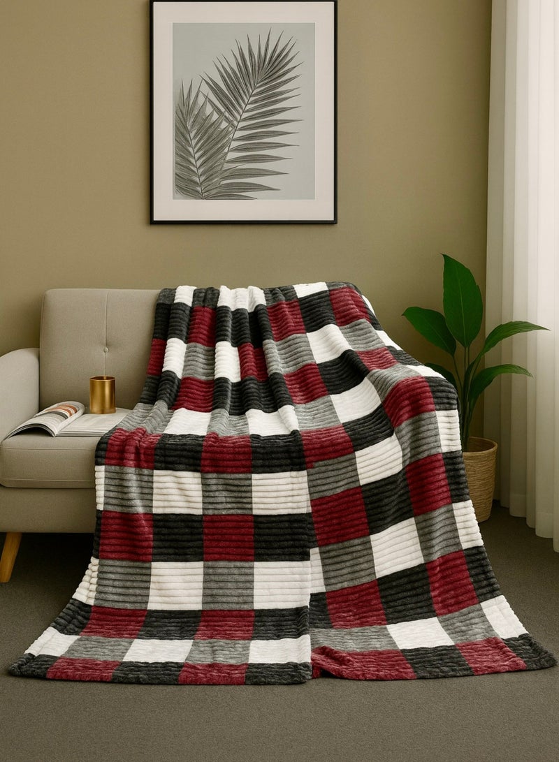 STARLIFE Lightweight blanket 250 GSM Cozy Harmony Multicolor Blanket 160*220cm Ultra Soft blanket useful to all season for Bed & Sofa - Image 1