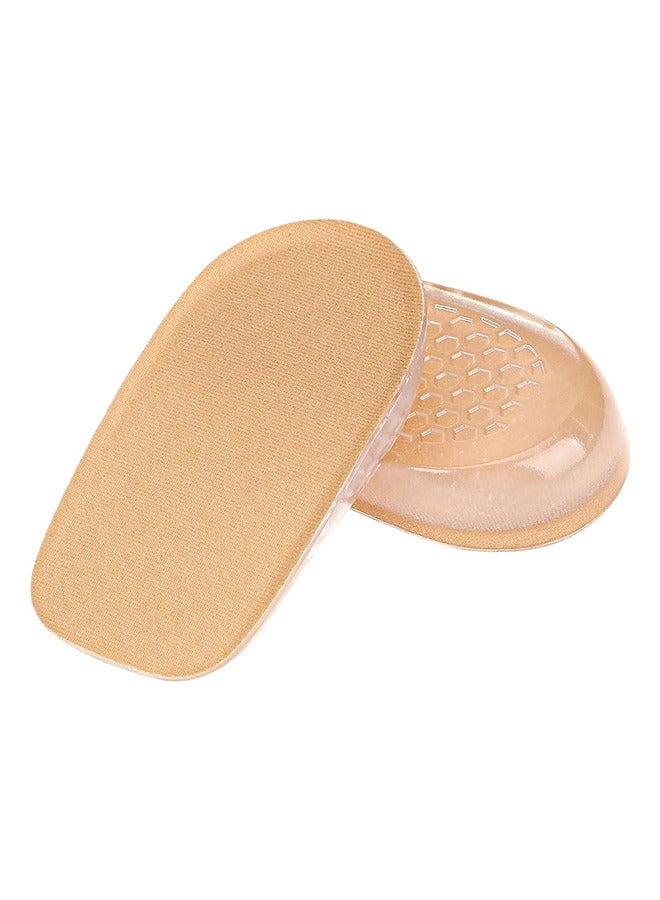 2 pcs Women's Heel Lifts, Gel Height Increasing Insoles, Soft Shoe Lifts for Uneven Legs, Shoe Lifts for Women, 0.6 Inch Heel Lifts for Leg Length Discrepancy, Comfort Half Foot Insoles for Heel Pain - Image 1