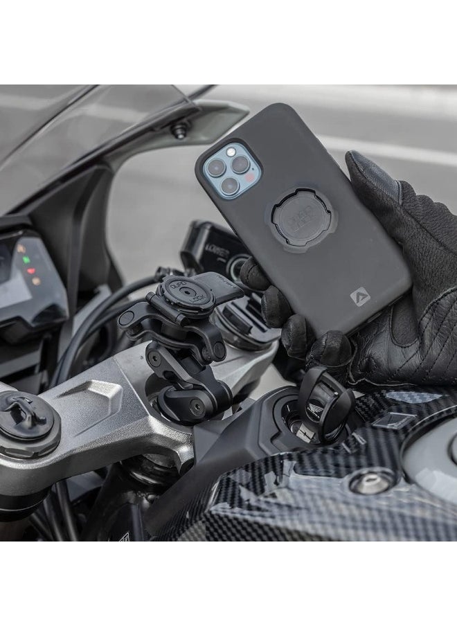QUAD LOCK - Motorcycle Fork Stem Mount Pro For Iphone And Samsung Galaxy Phones - Image 1