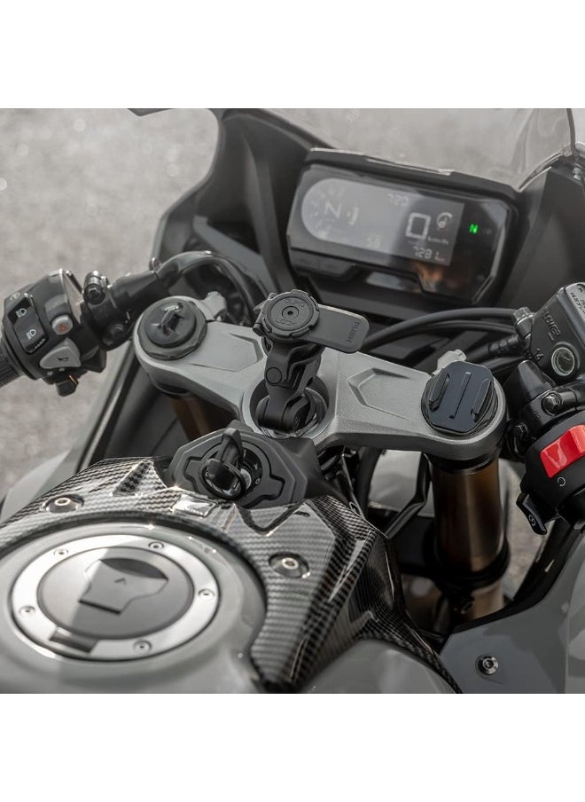 QUAD LOCK - Motorcycle Fork Stem Mount Pro For Iphone And Samsung Galaxy Phones - Image 1