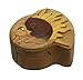 The Handcrafted Sun Moon Handcrafted Wood Puzzle Box with Secret Compartment All Natural Intarsia Wood Art - Image 2