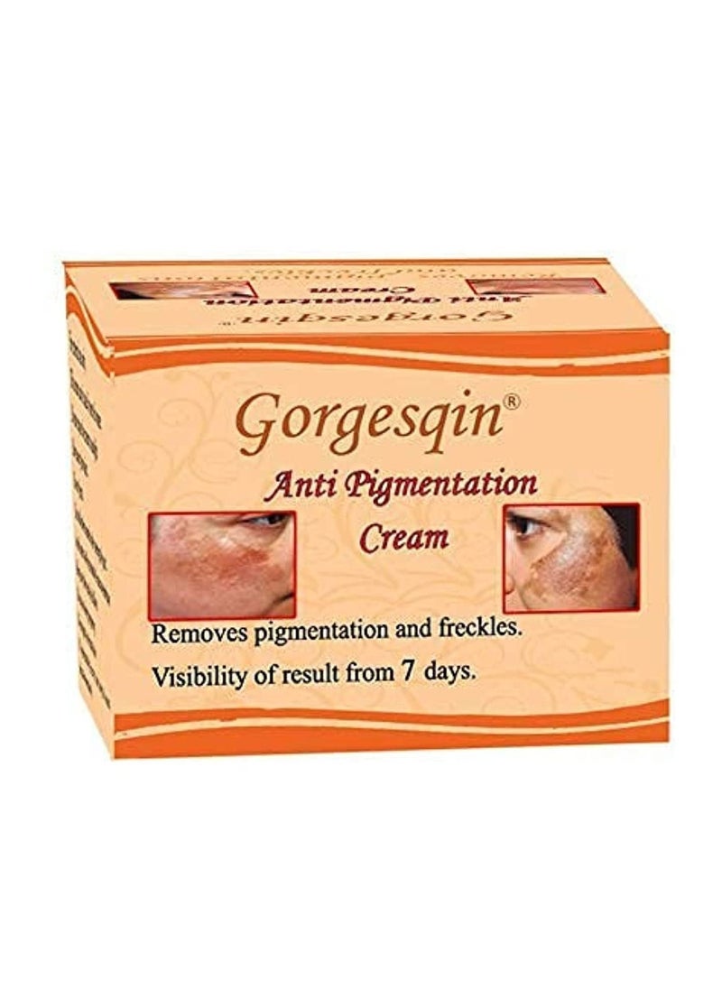 Gorgesqin Anti Pigmentation Cream Reduces And Removes Pigmentation From 7 days 10gm 