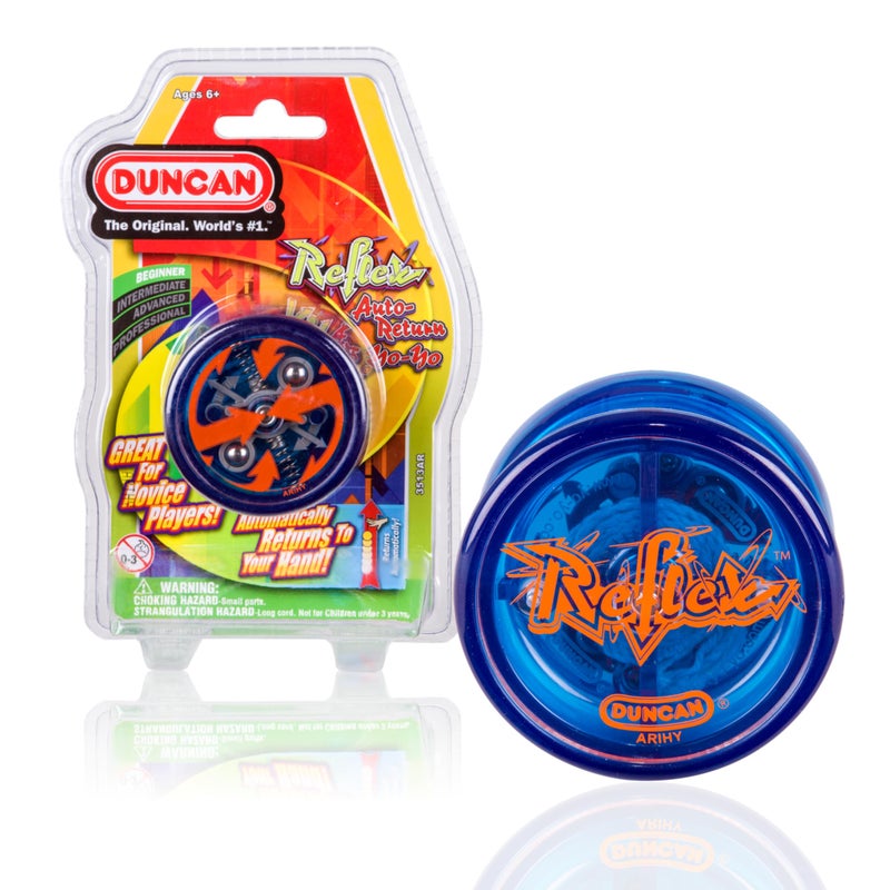 Duncan Toys Reflex Auto Return YoYo Beginner String Trick YoYo Blue - Image 2
