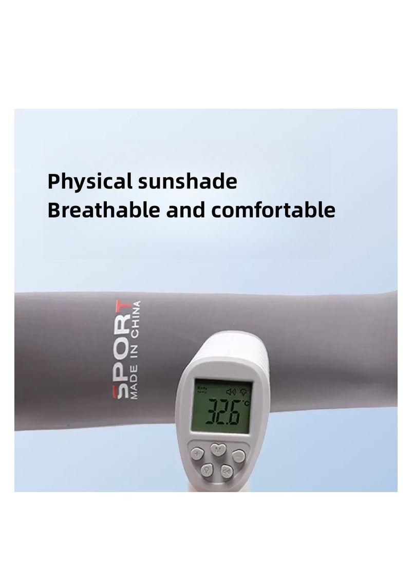 أكمام ثلجية للحماية من الشمس، نصف أصابع، رياضات خارجية، قيادة، أكمام ثلجية، قفازات ذراع مضادة للأشعة فوق البنفسجية، أكمام ثلجية للذراع - Image 5